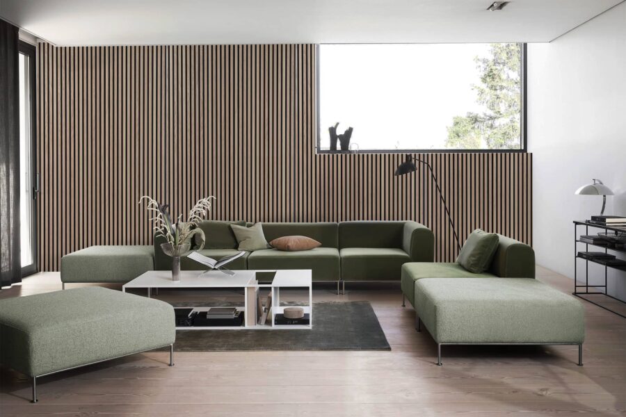 Panel de madera vertical